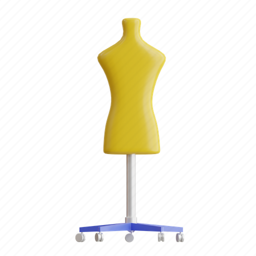 Mannequin, fashion, female, model, dummy, dress, clothing 3D illustration - Download on Iconfinder