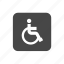 disabled parking, flag, handicap, wheelchair 