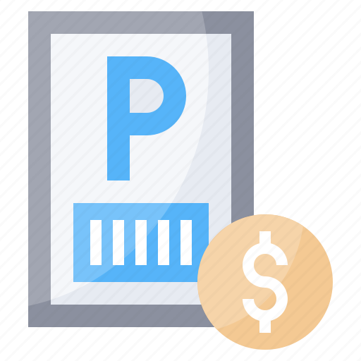 Car, cost, money, parking, ticket icon - Download on Iconfinder
