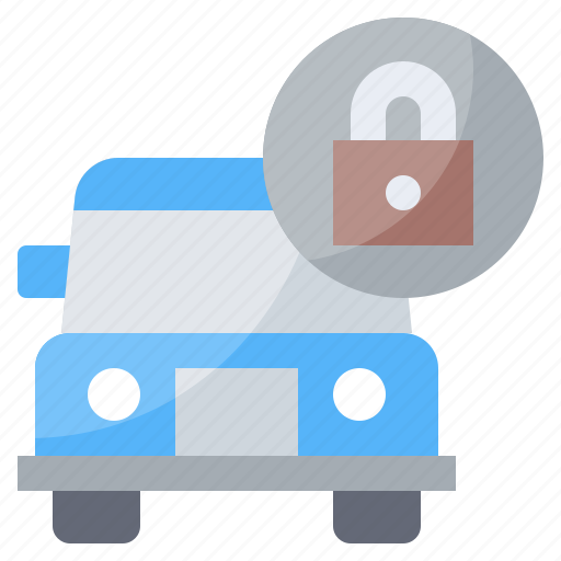 Car, key, locked, padlock, secure icon - Download on Iconfinder