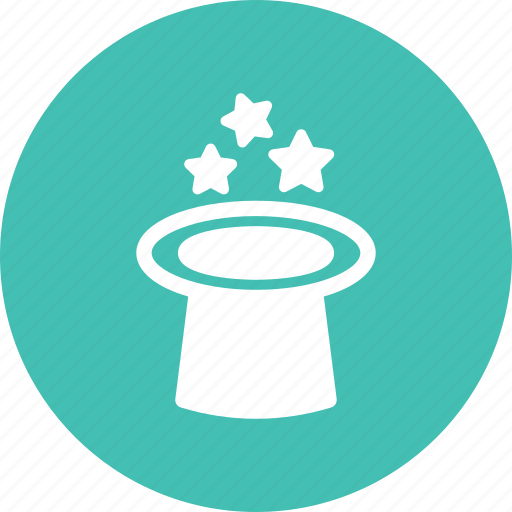 Hat, magic, stars, wizard icon - Download on Iconfinder