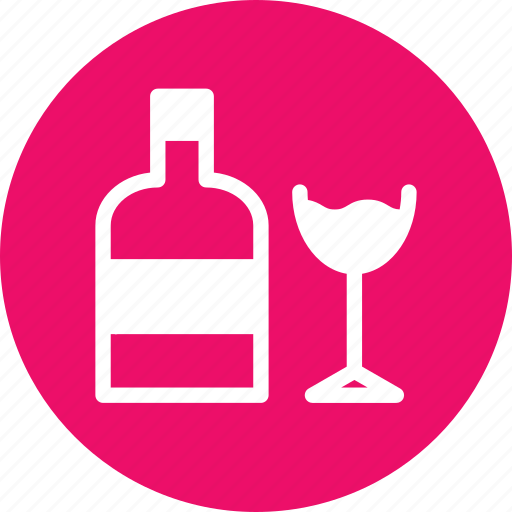 Bottle, cup, vodka, wine icon - Download on Iconfinder