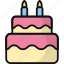 cake, dessert, birthday, food, bakery, sweet, pastry 