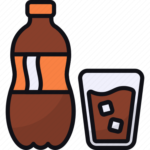 Cola, pop drink, soft drink, beverage, carbonated drink, coke, soda icon - Download on Iconfinder