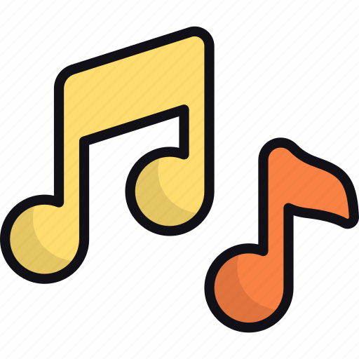 Music notes, quaver, song, entertainment, musical, audio, sound icon - Download on Iconfinder