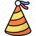 party hat, accessory, birthday, celebration, anniversary, headwear