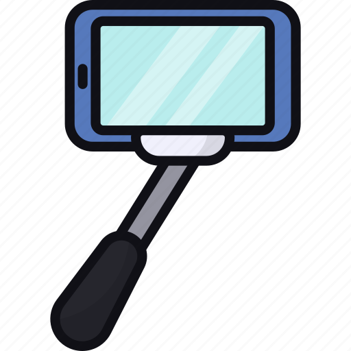 Selfie stick, smartphone, stabilizer, gadget, photography, gimbal icon - Download on Iconfinder