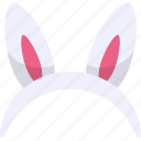 bunny ears, headband, hairband, accessory, rabbit ears, headdress, long ears