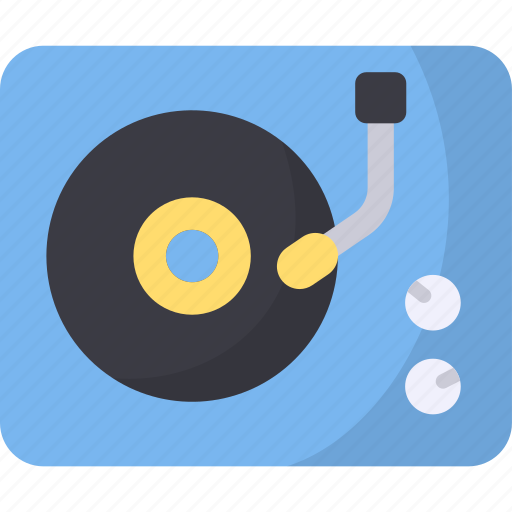 Dj mixer, vinyl disc, turntable, music player, vinyl record, multimedia, entertainment icon - Download on Iconfinder