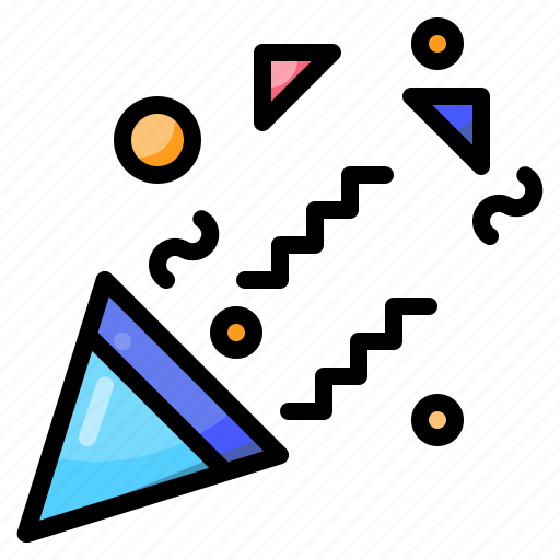Celebration, confetti, fun, holiday, party icon - Download on Iconfinder