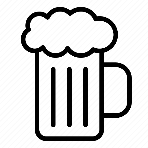 Alcohol, bar, beer, cheers, drink, glass, mug icon - Download on Iconfinder