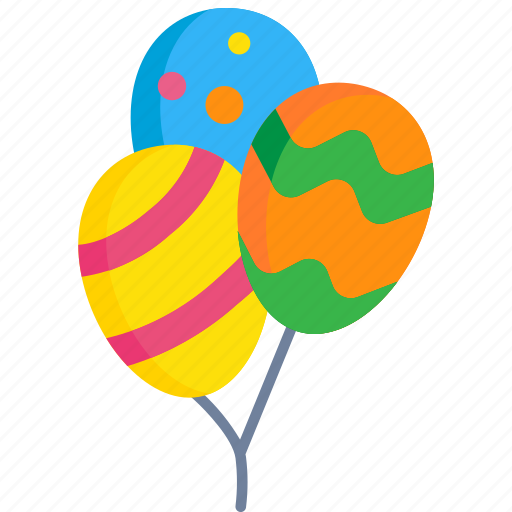 Air, balloons, birthday, celebration, decoration, holiday, party icon - Download on Iconfinder
