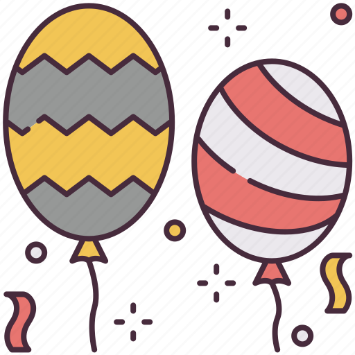 Balloons, birthday, party, celebration, decoration, junina icon - Download on Iconfinder