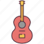 guitar, string, instrument, musical, acoustic, music 