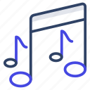 music note, music, quaver, eighth note, melody