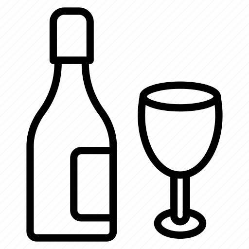 Bottle, wine bottle, champagne, whisky, beer bottle icon - Download on Iconfinder