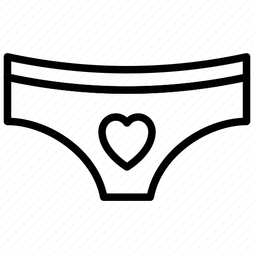 Underwear, undergarment, pentie, clothing, undercloth icon - Download on Iconfinder
