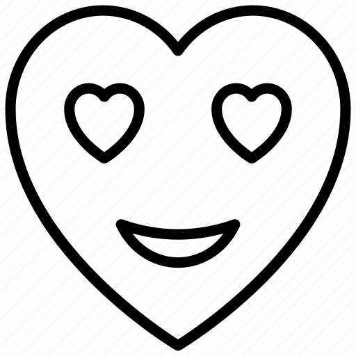Emoji, emoticon, expression, heart emoji, smiley icon - Download on Iconfinder