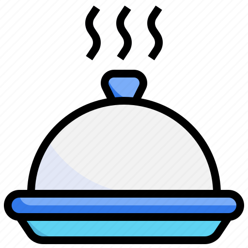 Cloche, hotel, dinner, food, tray, restauran, cover icon - Download on Iconfinder