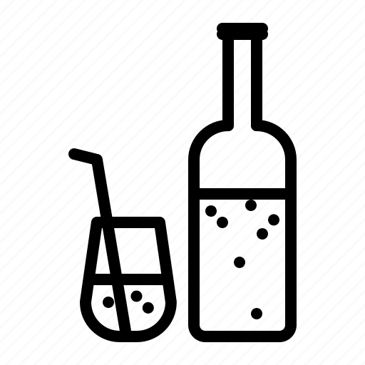 Bottle, beer, drink, glass, alcohol, wine, party icon - Download on Iconfinder