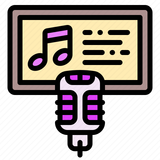 Karaoke, mic, microphone, sing icon - Download on Iconfinder