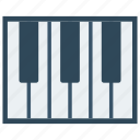 instrument, keys, music, piano, tiles