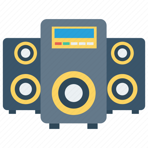 Audio, loud, music, speaker, woofer icon - Download on Iconfinder