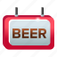 beer signboard, beer board, hanging board, club signboard, bar roadboard 