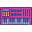 piano, synthesizer, instrument, studio, keyboard, music, sound 