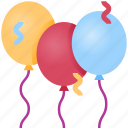 balloon, confetti, happy, party, decoration, celebration, balloons
