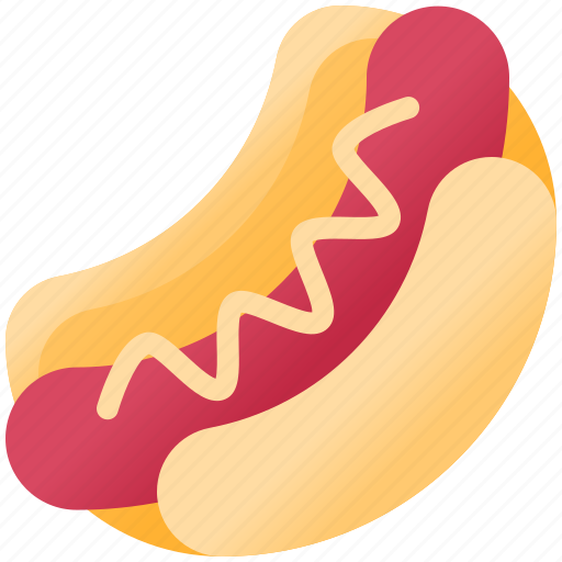 Food, sausage, junk food, hotdog, hotdog burger, hotdog sandwich, fast food icon - Download on Iconfinder