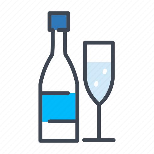 Party, drink, alcohol, alcoholic, campaigne, bottle icon - Download on Iconfinder