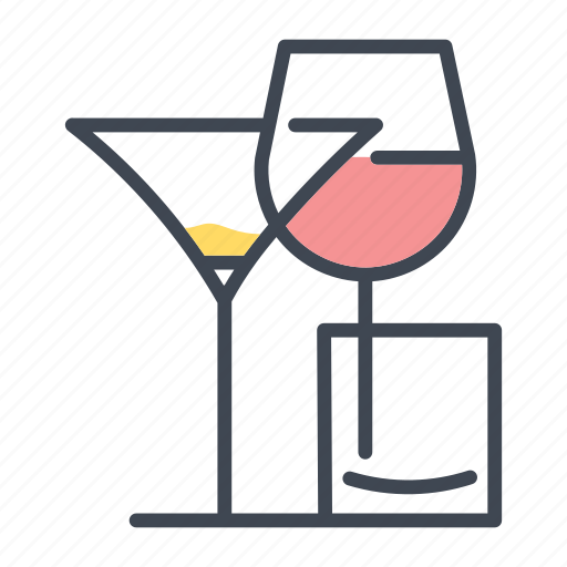 Party, drink, alcohol, alcoholic, glassess icon - Download on Iconfinder