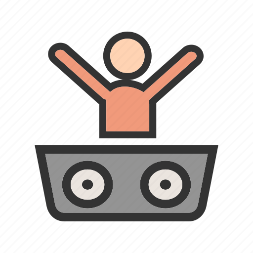 Club, dj, entertainment, mixing, music, party, record icon - Download on Iconfinder
