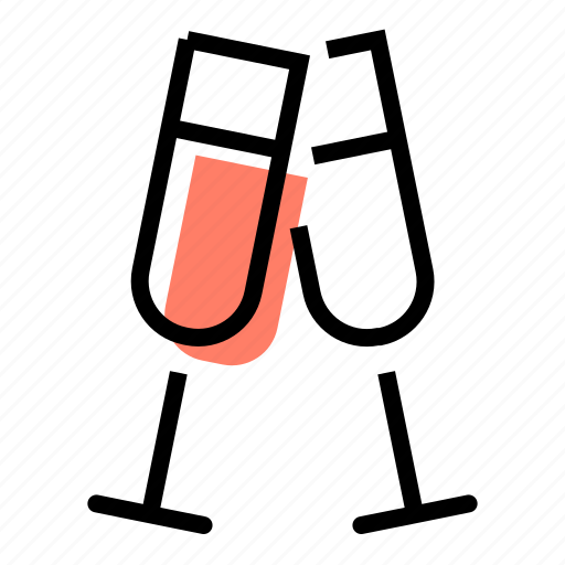 Wineglasses, beverage, party, celebration icon - Download on Iconfinder