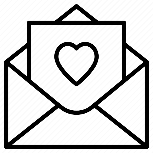 Mail, heart, envelope icon - Download on Iconfinder