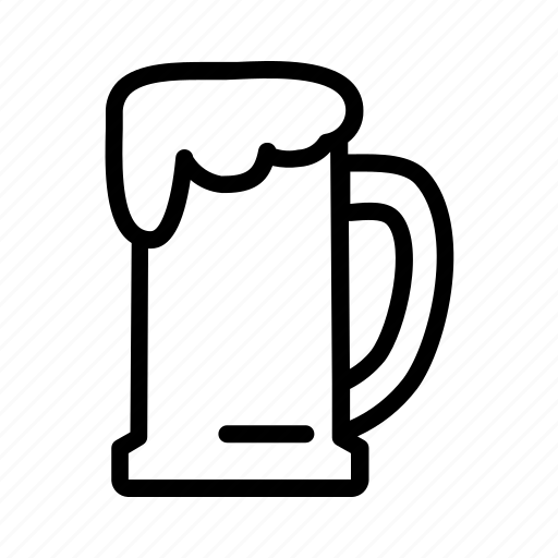 Alchole, bar, beer, foam, glass, party, pub icon - Download on Iconfinder
