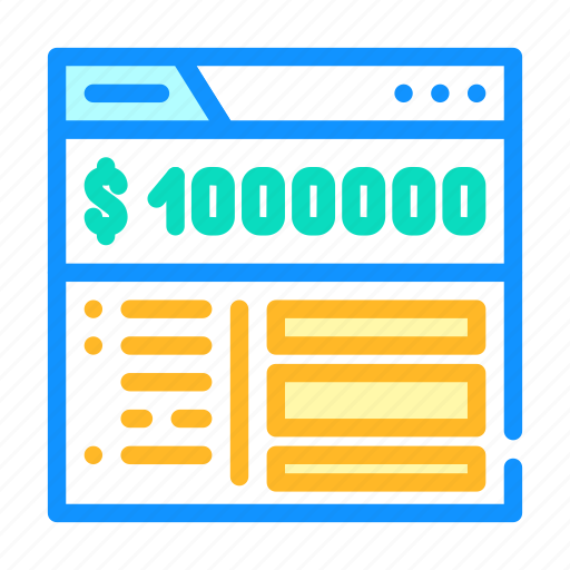 Millionaire, bank, account, passive, income, finance icon - Download on Iconfinder