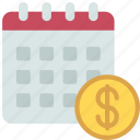 earnings, date, calendar, payment, schedule