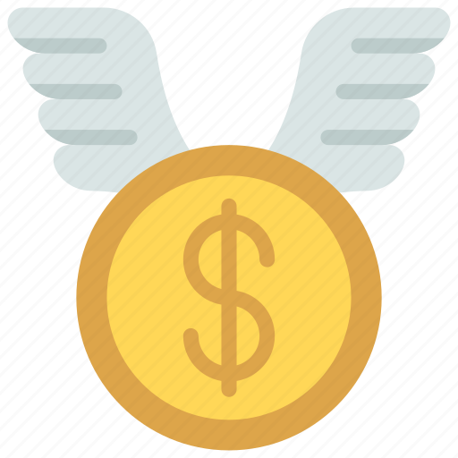Financial, freedom, finances, free, wings icon - Download on Iconfinder