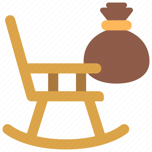 Pension, payments, retirement, rocking, chair icon - Download on Iconfinder