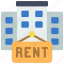 rent, offices, out, rental, office, building 