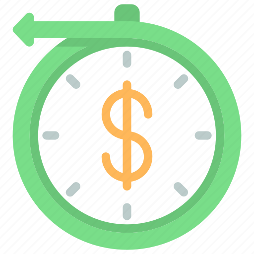 Unearned, income, money, clock, timer icon - Download on Iconfinder