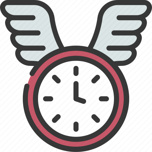 Free, time, timer, wings, freedom icon - Download on Iconfinder