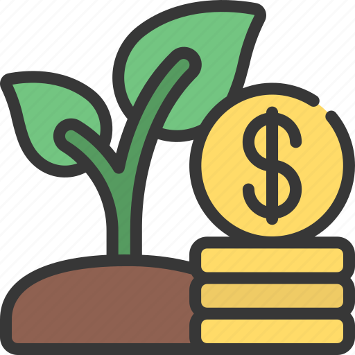 Money, growth, profit, organic, cash icon - Download on Iconfinder