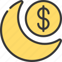 night, time, earnings, money, finance, income