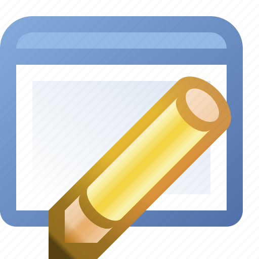 Application, edit, window icon - Download on Iconfinder