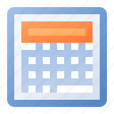 calendar, month, view, date, event, schedule
