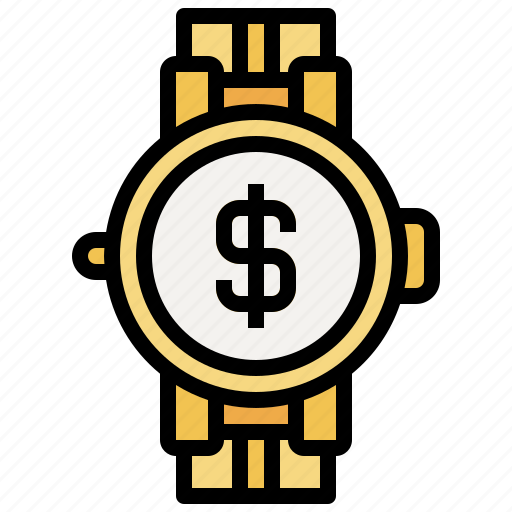 Business, date, dollar, finance, time, watch, wristwatch icon - Download on Iconfinder