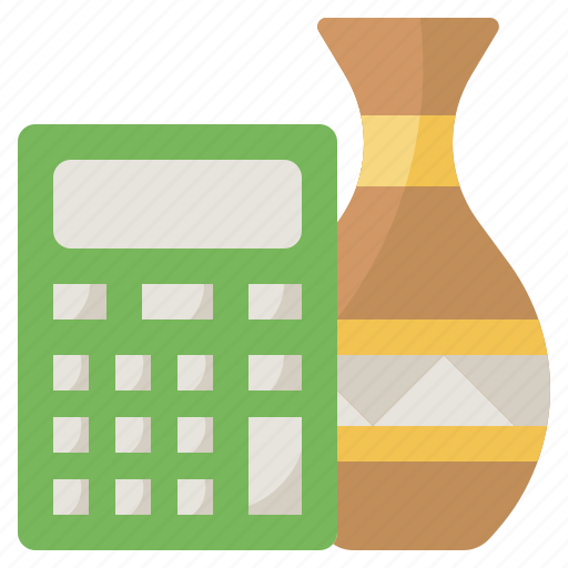 Art, business, calculate, ceramics, cost, expense, finance icon - Download on Iconfinder